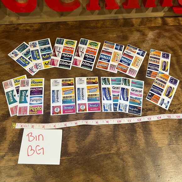 5/$20 pill box stickers/labels - Picture 3 of 6